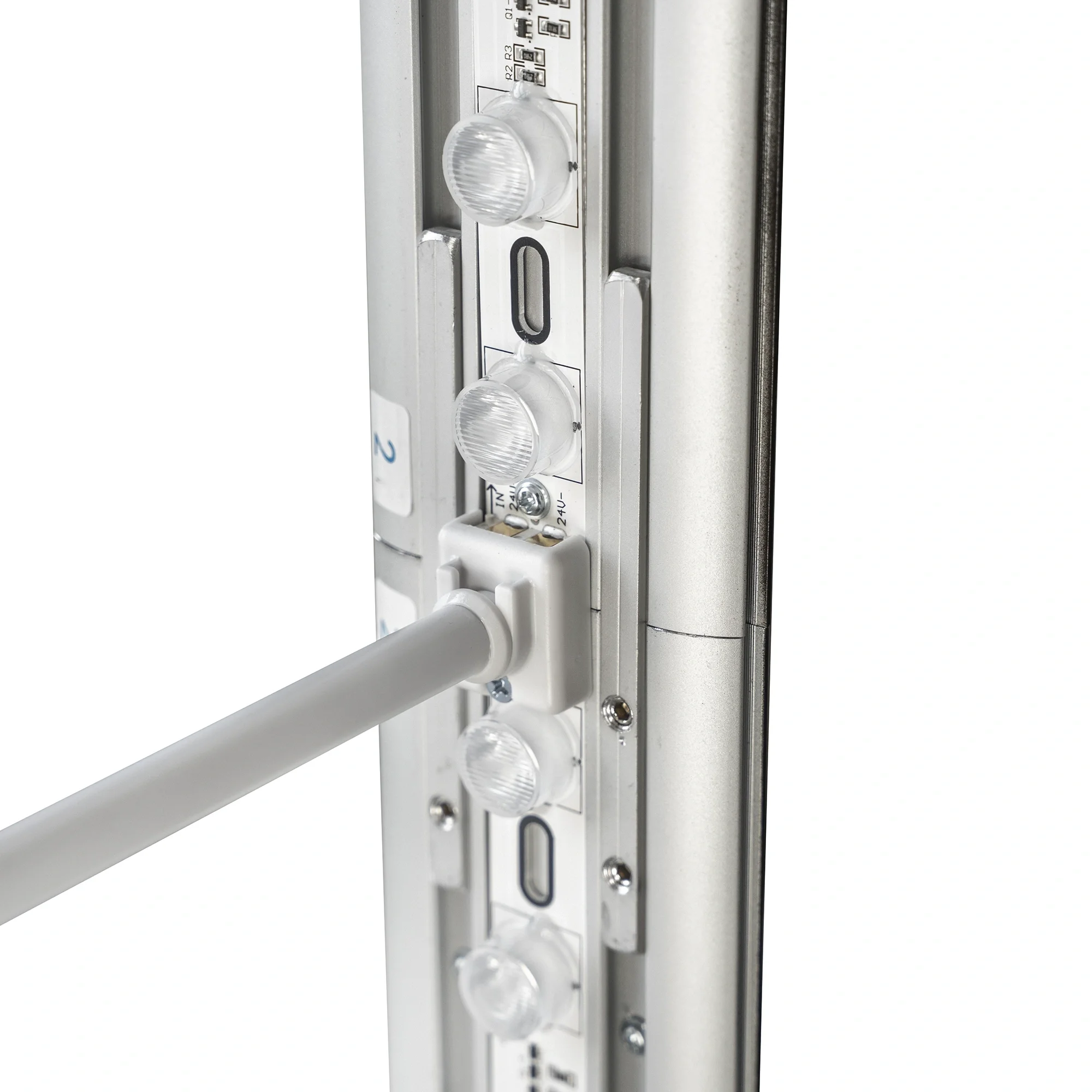 adFrame Safe Case construction detail mounting at the support