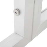 Glass profile Nahaufnahme Befestigungselement der Konstruktion