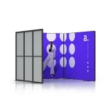 Stand Multiframe prêt 3x3 en forme de U vue latérale