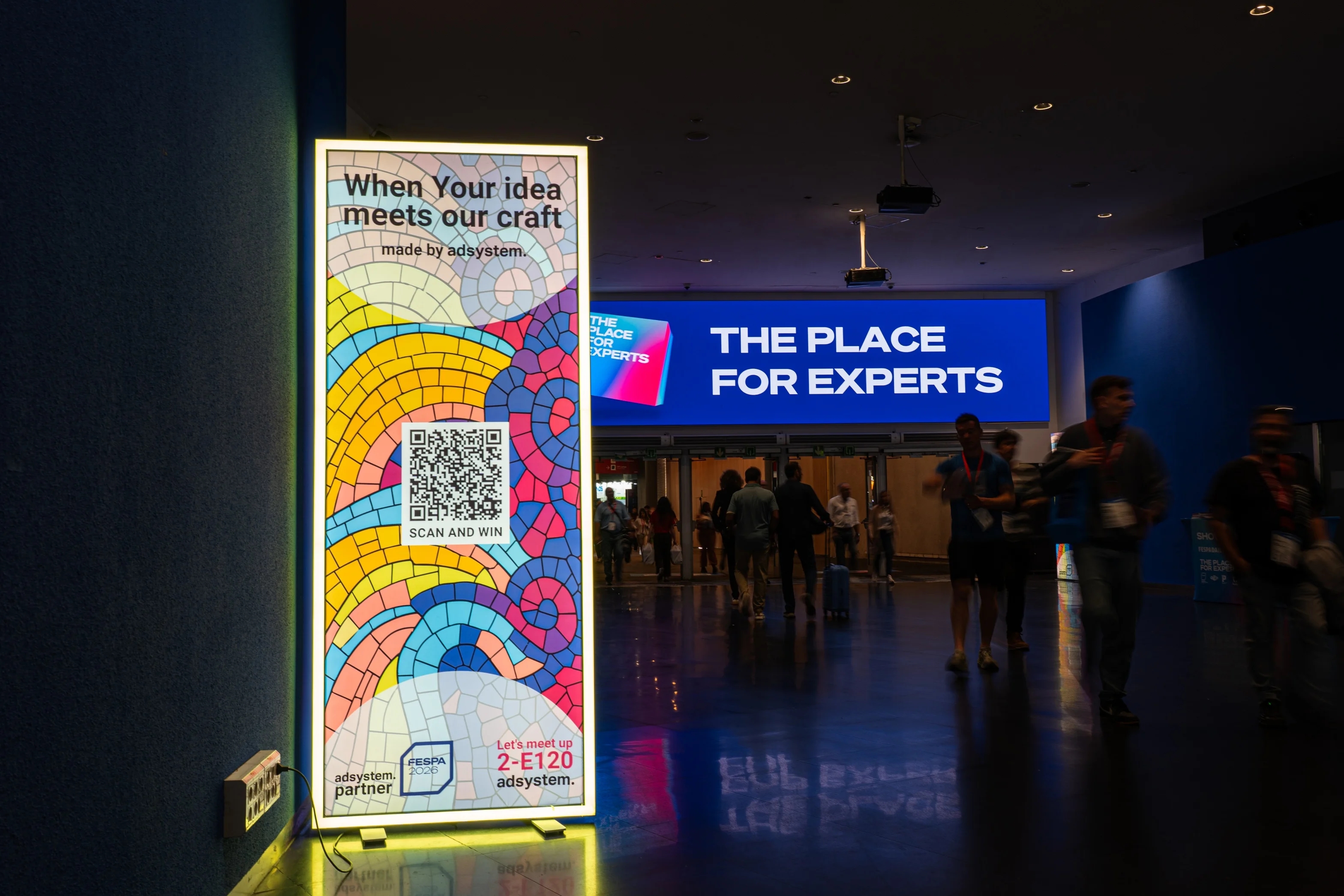 Kaseton reklamowy LED na FESPA 2026