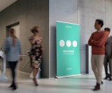 Drop Roll-up-Banner 100x210 cm