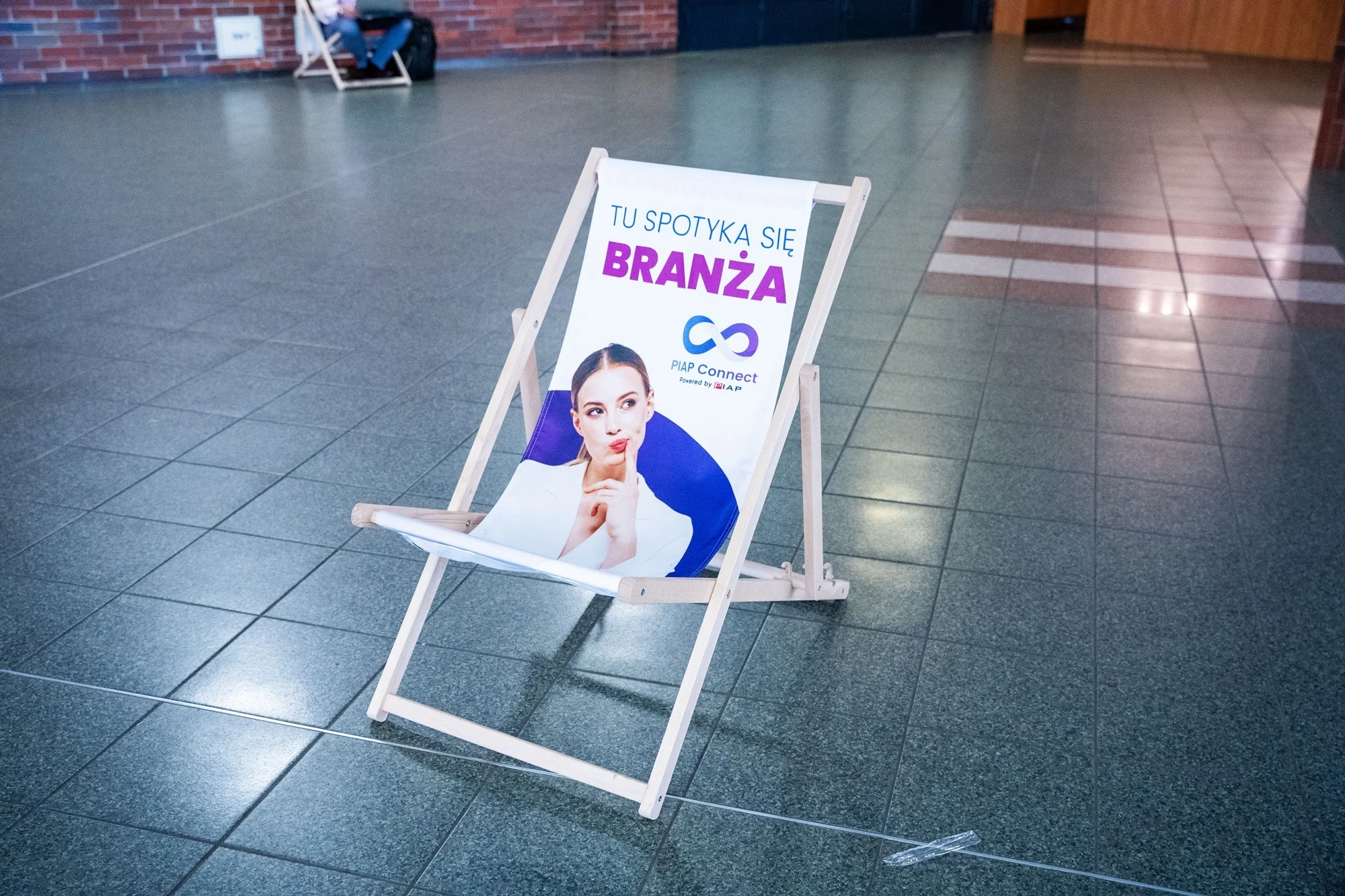 Leżak reklamowy z nadrukiem marki