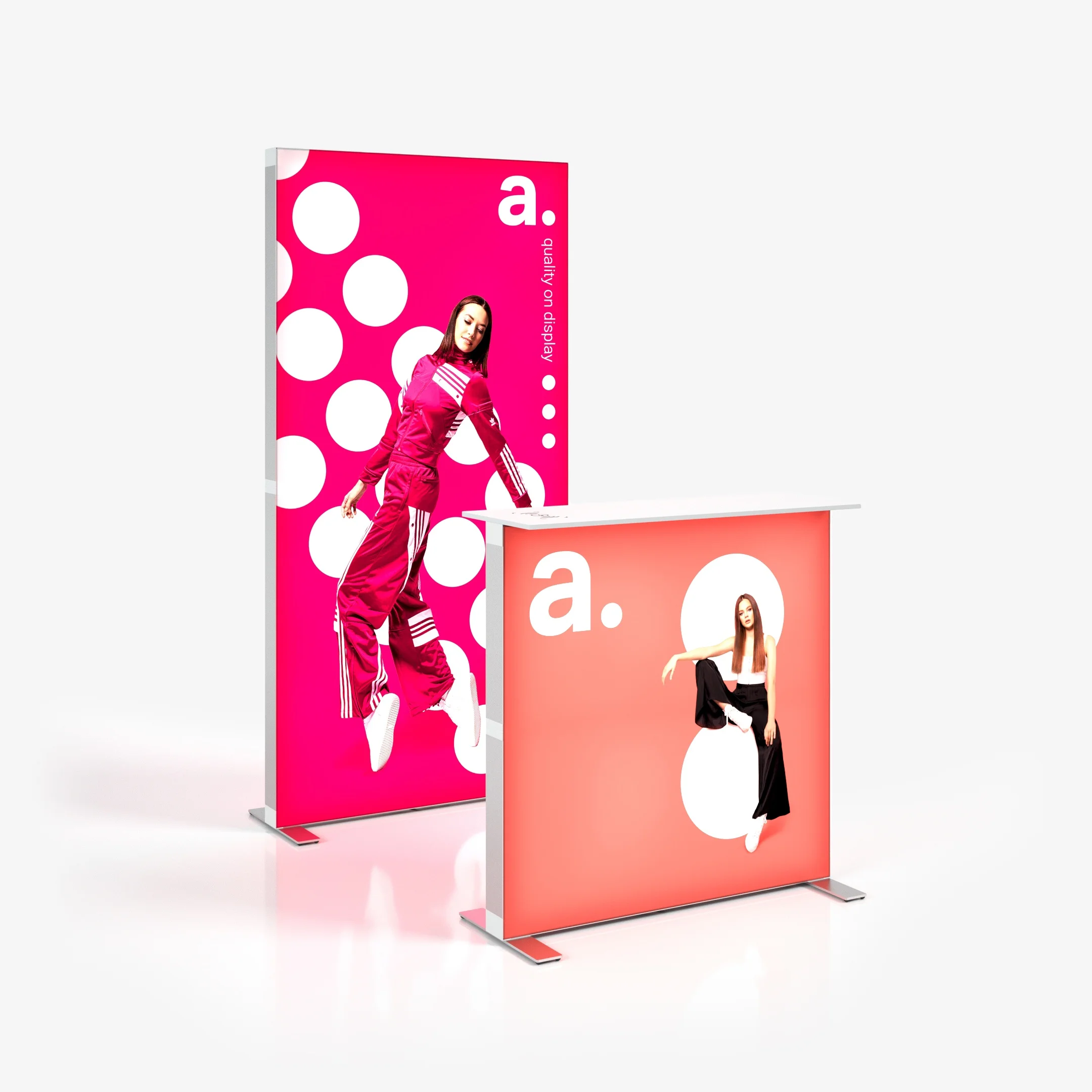 Combo pop-up counter and lightbox