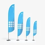 Werbeflagge standard pro verschiedene Größen