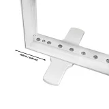 Perfil inferior do sistema Smart R3 detalhe estrutural com marcação técnica