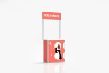 Werbe-Verkostungsstand adBox Standard 90x215 cm