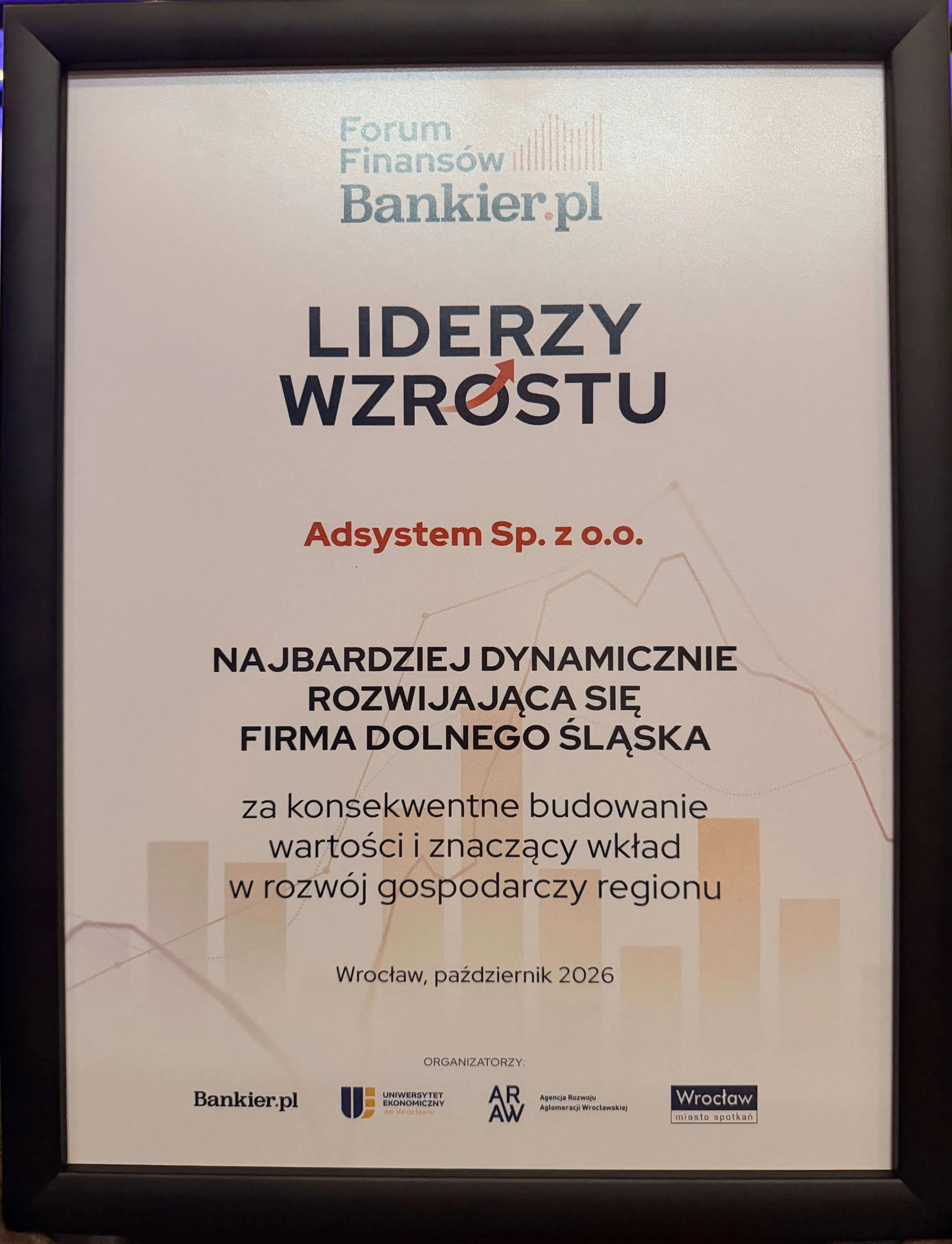 adsystem w TOP 5 liderów wzrostu na Dolnym Śląsku