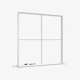 Caisson rétroéclairé adFrame Smart R3 200x200 visualisation de la structure sans visuel