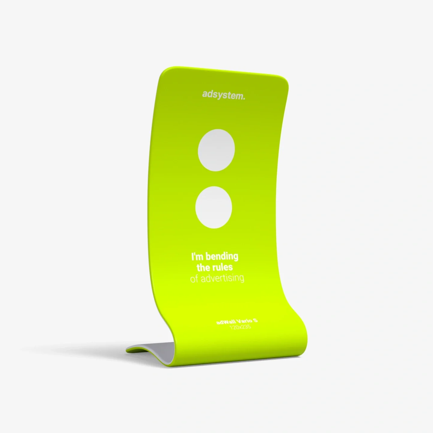 Vario S 120 single-sided advertising wall