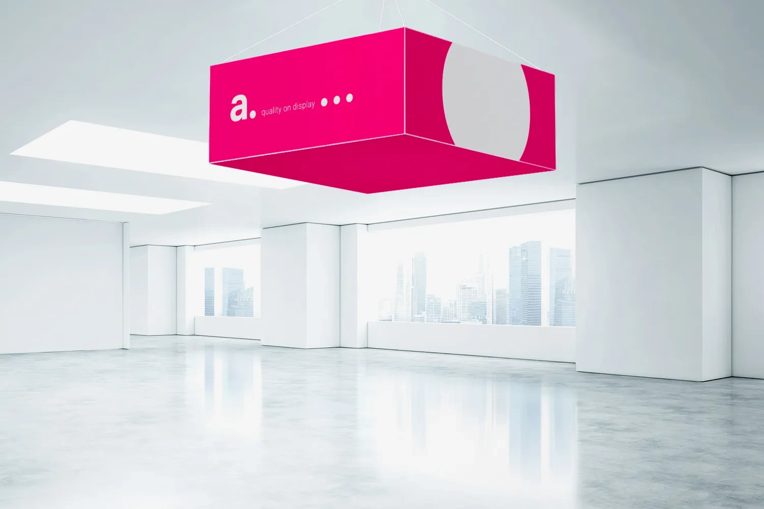 Caja de luz publicitaria colgante CTF hanging