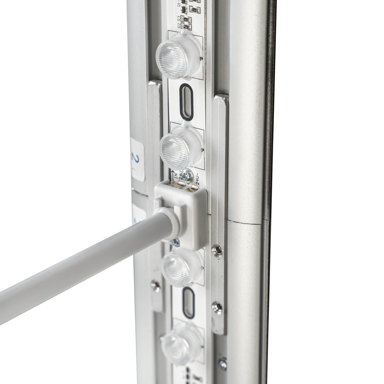 adFrame Safe Case detalle de la estructura montaje con soporte