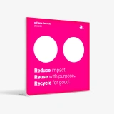 Kaseton LED adFrame Smart R3 200x200 wizualizacja z grafika