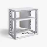 MFrame Tribune desk foto della sola struttura con sportelli posteriori