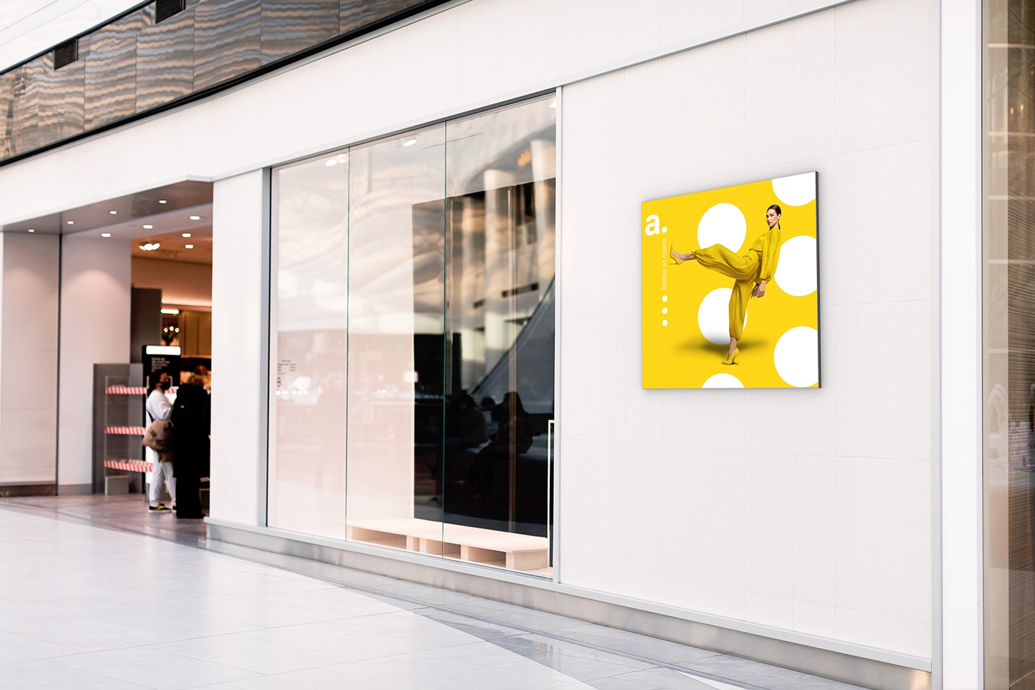 Marco publicitario STF de pared