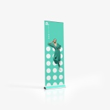 AdStand Level 85 roll-up con grafica 85x210 cm