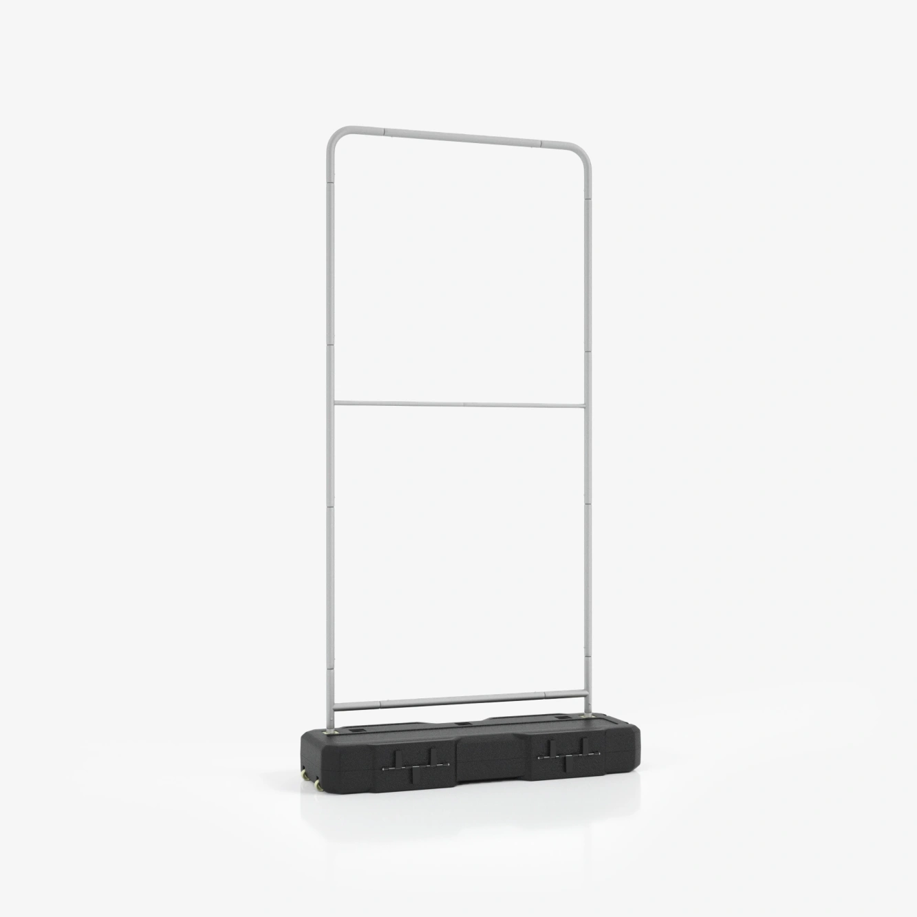 Schemat konstrukcji systemu reklamowego Presto Outdoor – widok techniczny