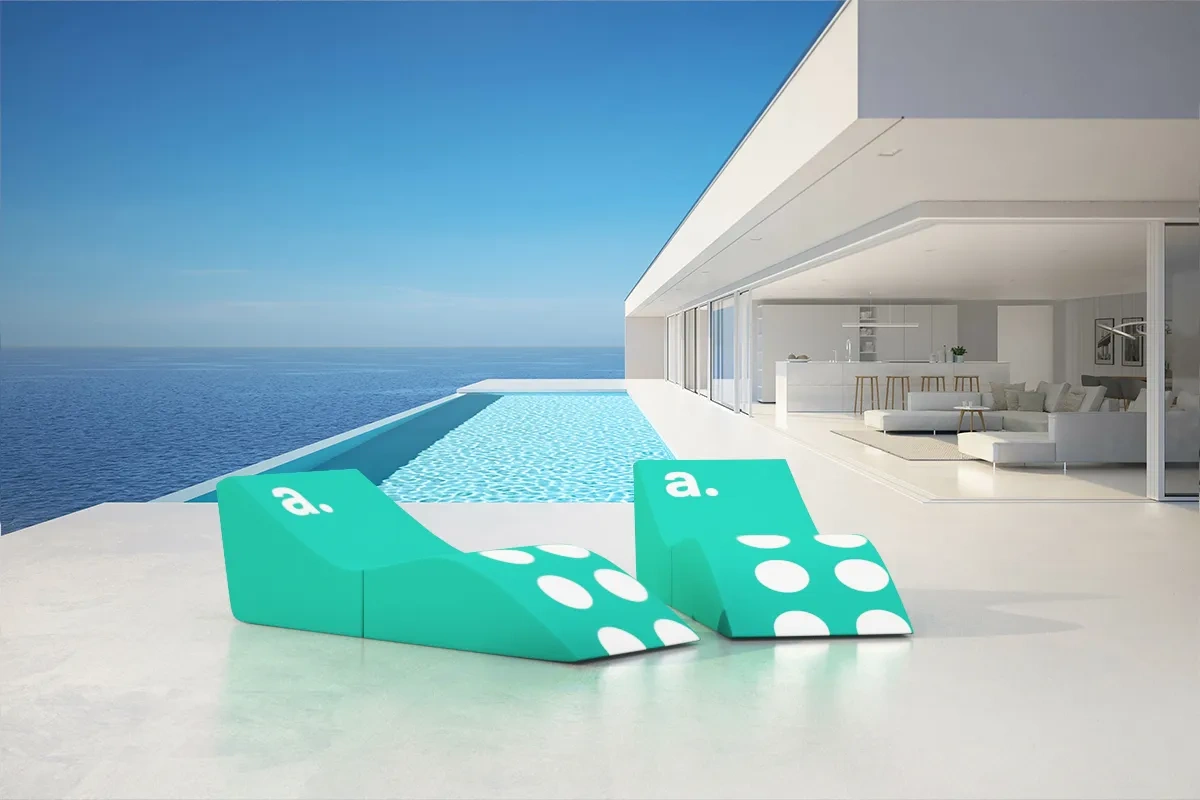 dFoam Via meble reklamowe taras