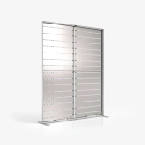 Caixa LED adFrame Flex 200x250 estrutura traseira com retroiluminação