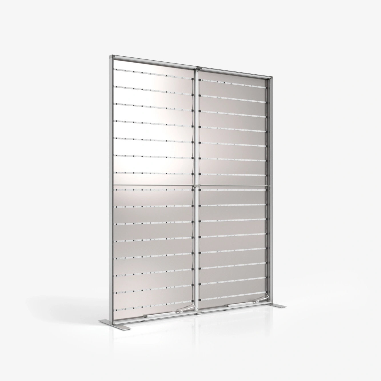 Kaseton LED adFrame Flex 200x250 – konstrukcja tylna z podświetleniem