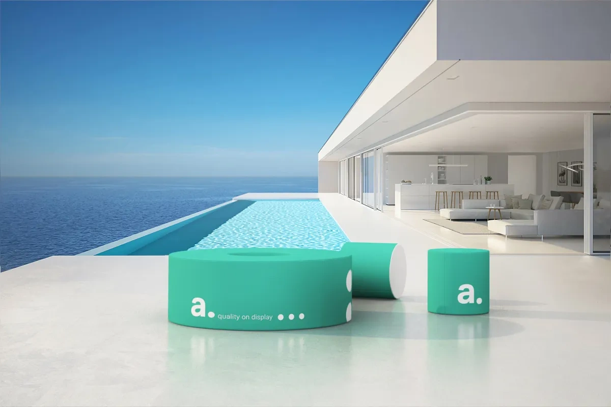 adFoam Roller – asiento publicitario