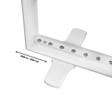 Perfil inferior do sistema Smart R3 detalhe estrutural com marcação técnica