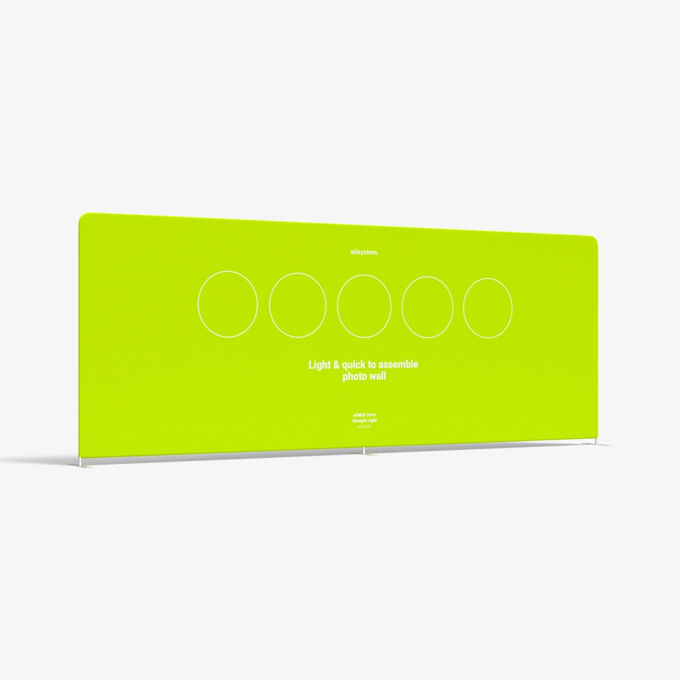 ścianka reklamowa vario prosta light 600 jednostronna