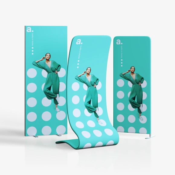 Stand parapluie pas cher en tissu tendu – une solution légère, moderne et économique pour valoriser votre communication visuelle.