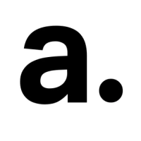 Logo adsystem – litera „a” i kropka.