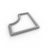 992x992 canopy finishing frame product