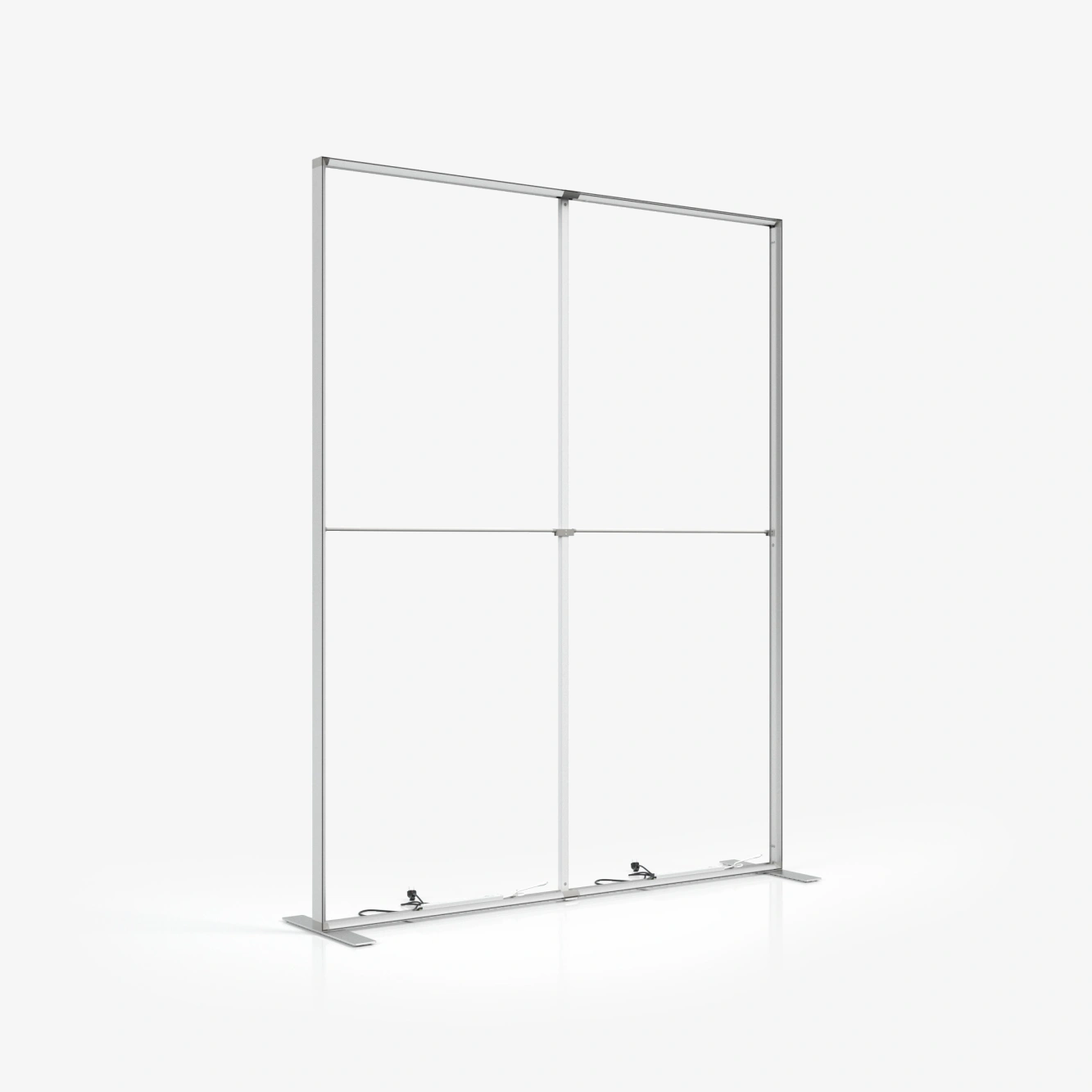 Kaseton LED 200x250 – widok techniczny systemu adFrame Flex