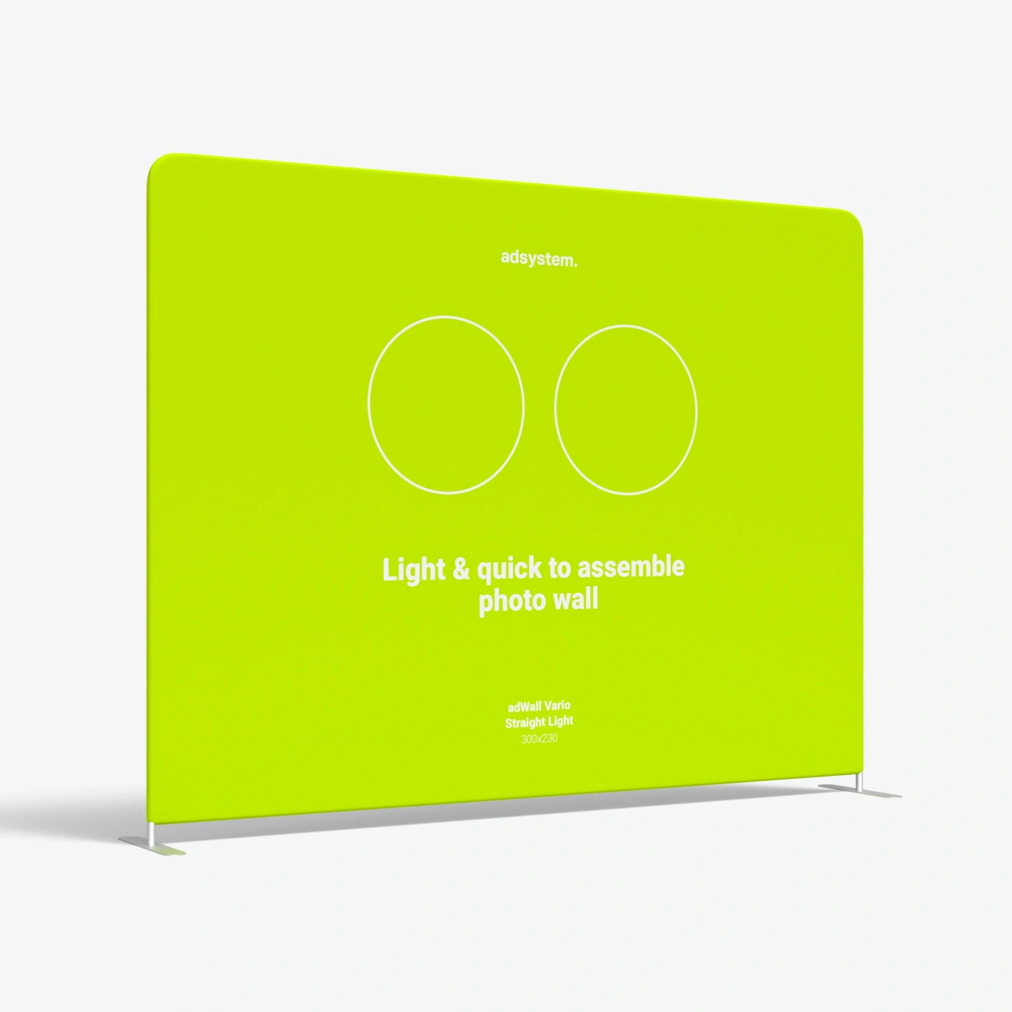 ścianka reklamowa prosta light 300 