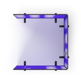 Gotowe stoisko Multiframe 3x3 w ksztalcie litery U z góry