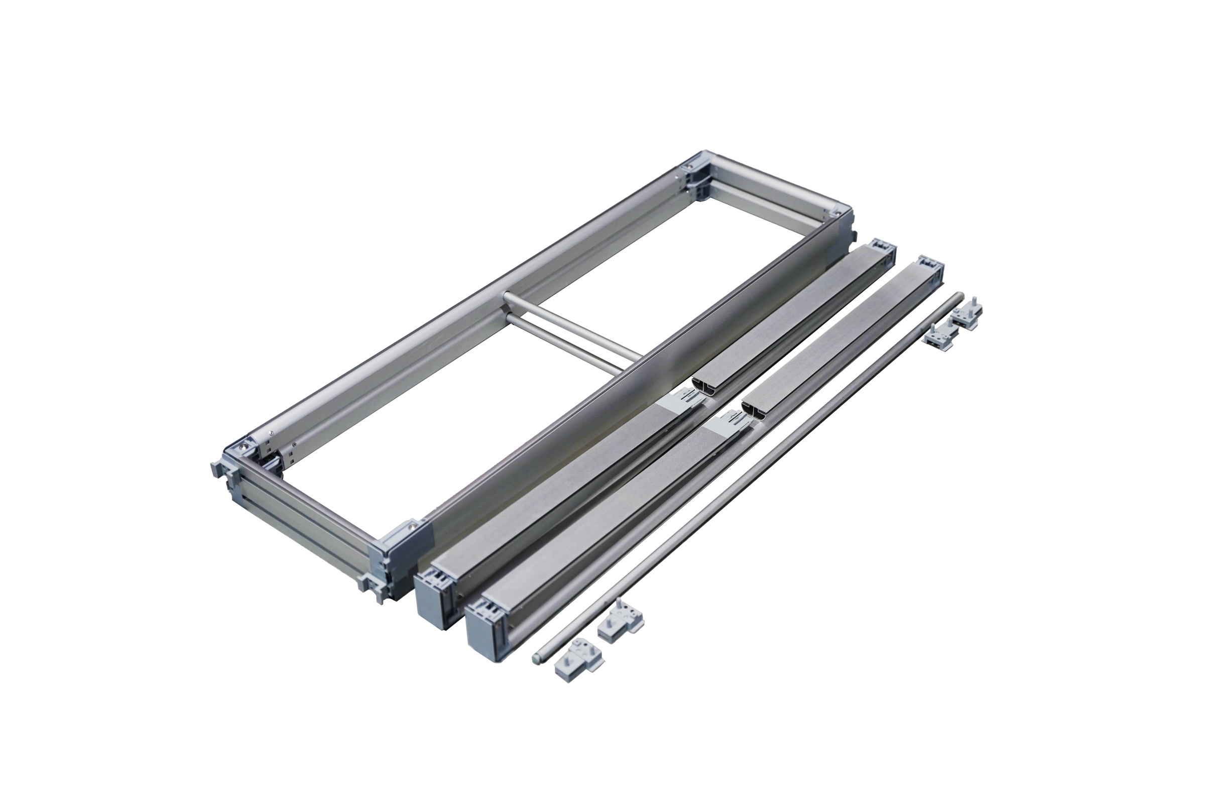 Złożony stelaż aluminiowy trybunki reklamowej Starter