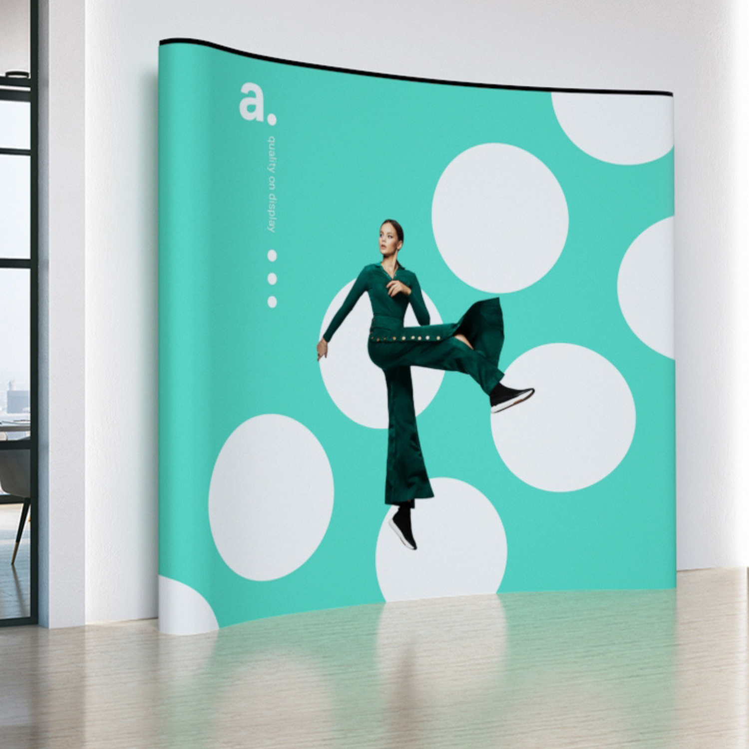 Painel pop-up Smart curvo