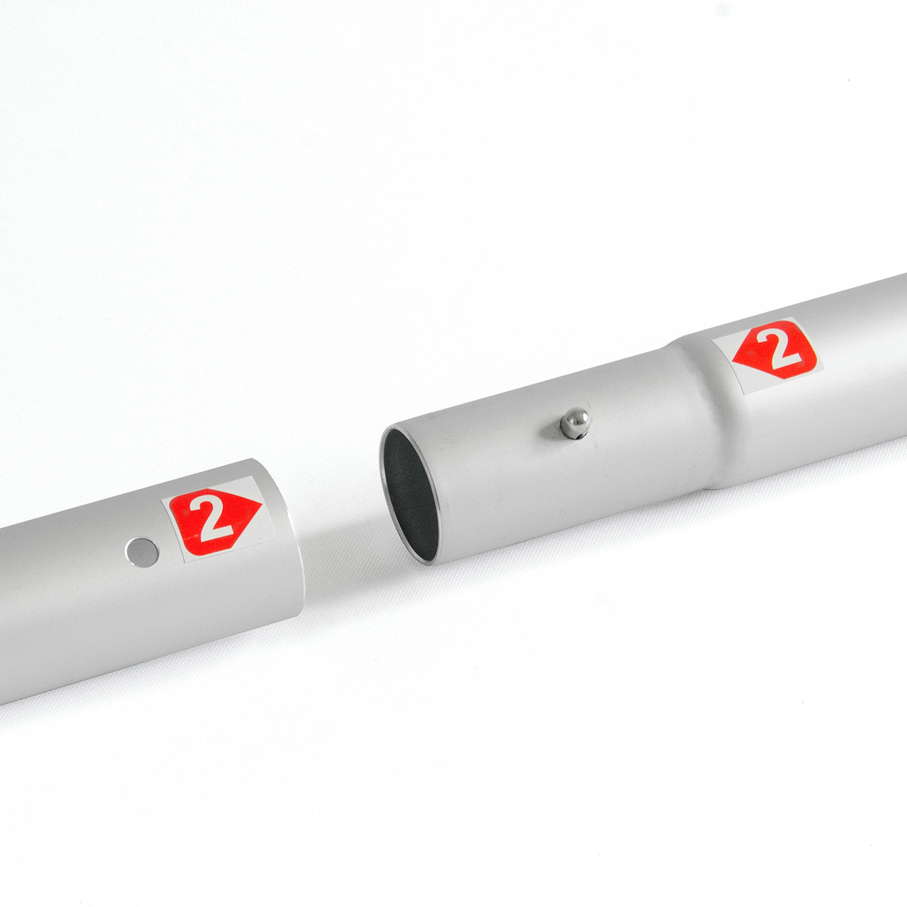 Zbliżenie na konstrukcję rurową ścianki Vario Tower