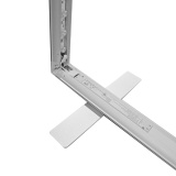 Pop-up combo photo of the lightbox frame and support foot