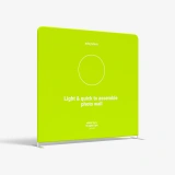 adWall vario reta light 240 cm estrutura com impressão